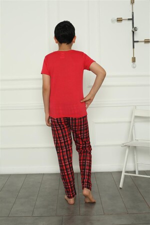 Angelino Erkek Çocuk Penye Pijama Takım 20391 - 4
