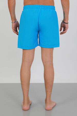 Akbeniz Erkek Fermuarlı Cepli Deniz Şortu Mavi - 6
