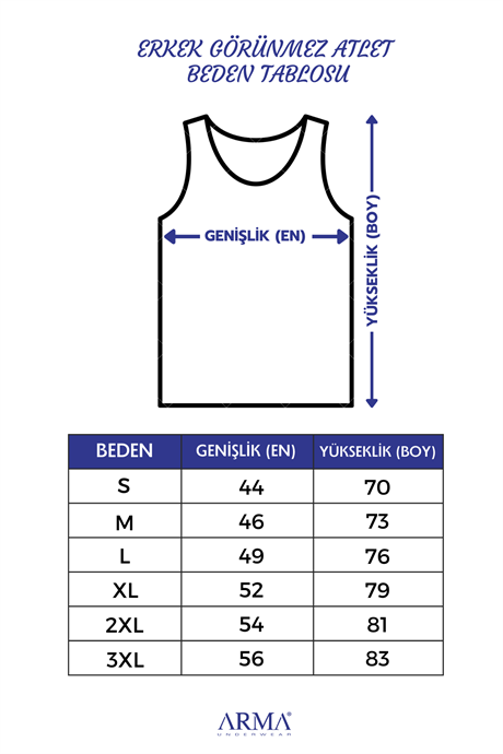 Erkek Görünmez Atlet Hayalet Atlet Siyah %100 Pamuklu Penye 2'li Paket - 5
