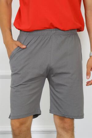 Akbeniz Erkek Pamuk Füme Şort 27484 - 