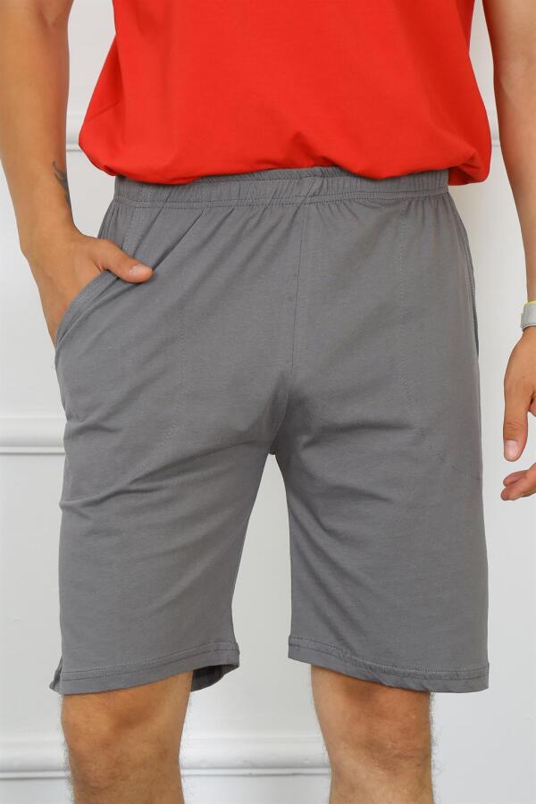 Akbeniz Erkek Pamuk Füme Şort 27484 - 1