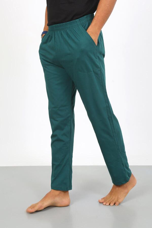 Angelino Erkek Pamuk Yeşil Tek Alt Pijama 27495 - 3