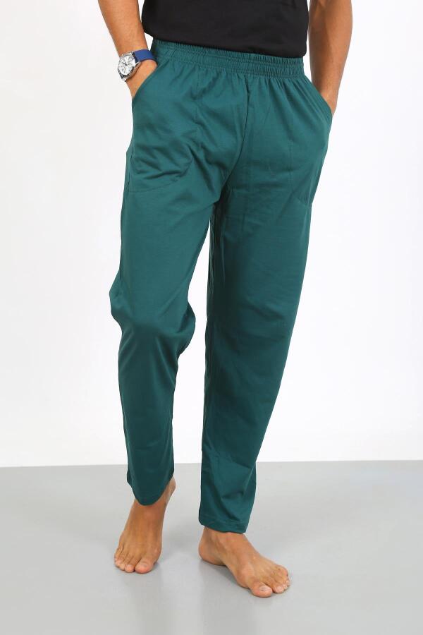 Angelino Erkek Pamuk Yeşil Tek Alt Pijama 27495 - 5