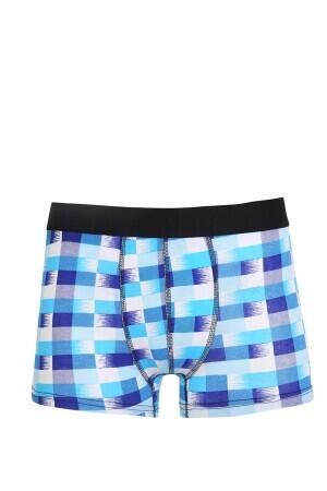 Erkek Penye Likralı Desenli Boxer 40115 - Angelino