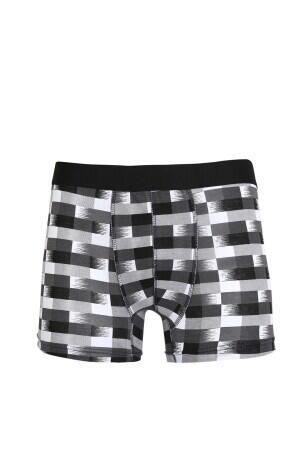 Erkek Penye Likralı Desenli Boxer 40120 - Angelino