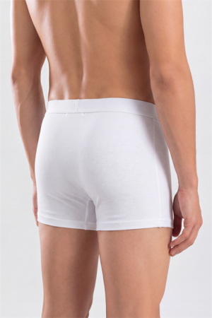 Erkek Premium Bambu Beyaz Boxer 6'lı Hediye Kutulu Damat Bohçası ve Çeyiz Seti - 4