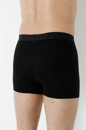 Erkek Siyah Bambu Boxer 3'lü Paket - 6