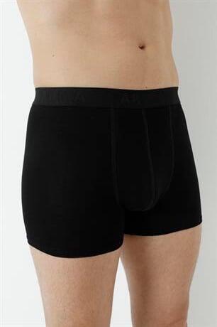 Erkek Siyah Bambu Boxer 3'lü Paket - 8