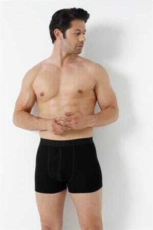 Erkek Siyah Bambu Boxer 3'lü Paket - 10