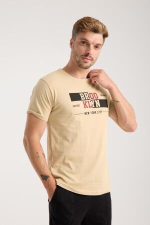 Akbeniz Erkek Ten Rengi Kısa Kol Pijama Takımı - 1