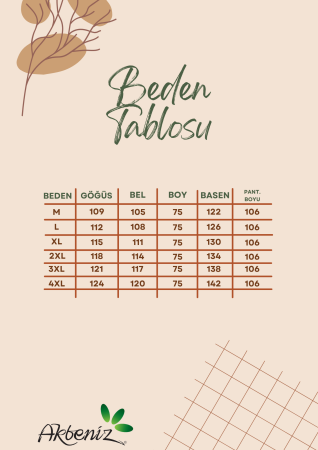 Akbeniz Erkek Ten Rengi Kısa Kol Pijama Takımı - 9