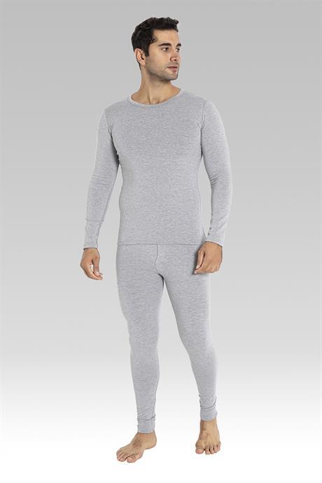 Erkek Termal Takım Alt Üst İçlik Gri - 2
