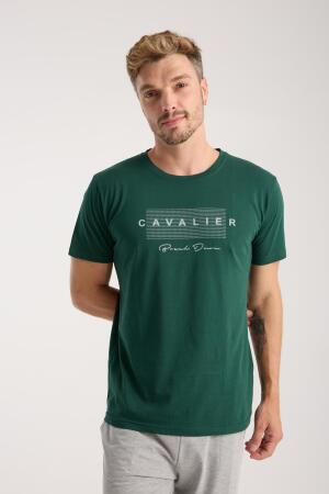 Erkek Yeşil Kısa Kol Pijama Takımı - 6