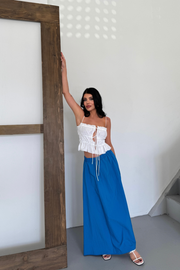 ETEK ŞANEL BOY SOFT KUMAŞ - Saks - 2