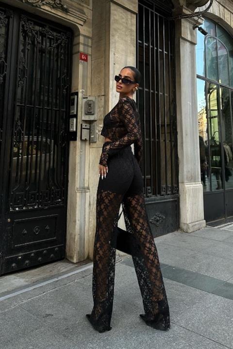 Evelyne Crop Dantelli Takım 9751-08 - 2