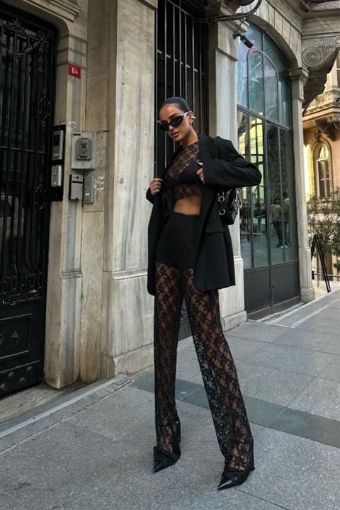 Evelyne Crop Dantelli Takım 9751-08 - 3
