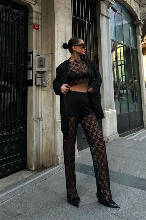 Evelyne Crop Dantelli Takım 9751-08 - 4