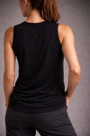 Flamlı Kumaş Sıfır Kolsuz Atlet Basic Spor Üst, Günlük Ve Fitness Kullanımına Uygun - Siyah - ANGELINO BuyukBedeniz (1)