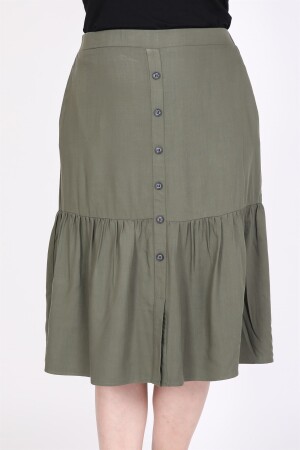 Buttoned Front Skirt - 2