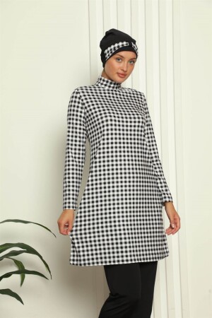 Full Hijab Digital Patterned Swimsuit 31040 - 1