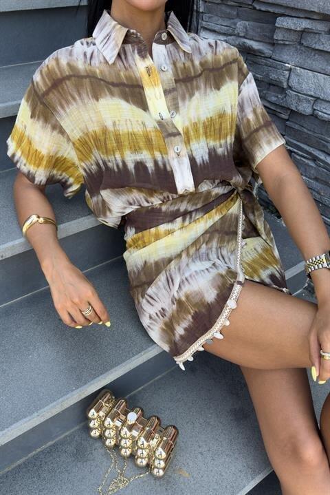 Gömlek Ve Eteği Aksesuarlı Takım 10211 - 4