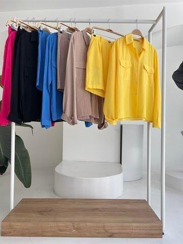 Gömlek Ve Şort Flamlı Keten Takım 10130 - 10