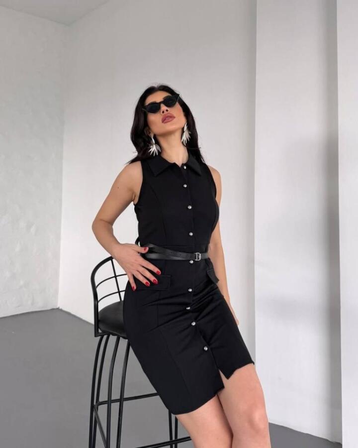 GÖMLEK YAKA ELBİSE - 1