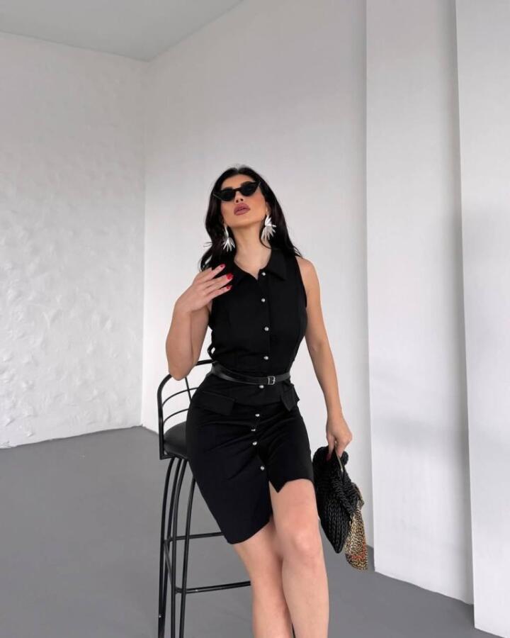 GÖMLEK YAKA ELBİSE - 3