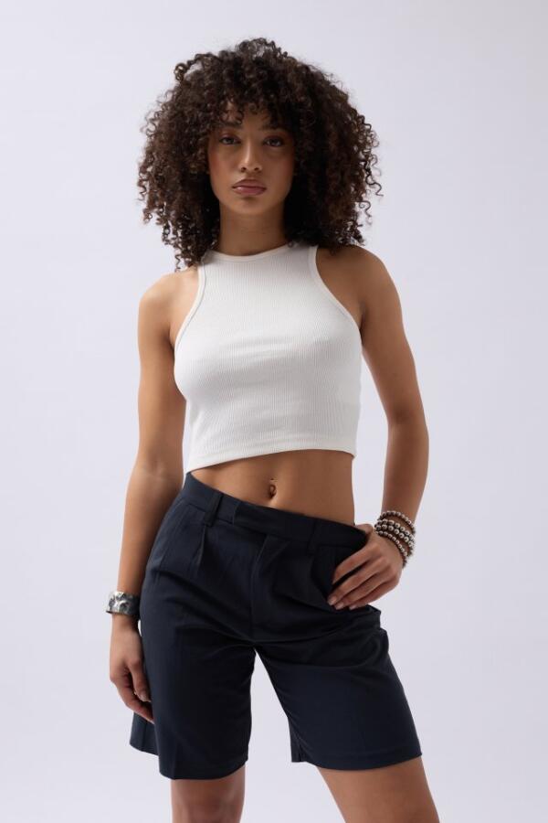 Halter Yaka Crop - 1