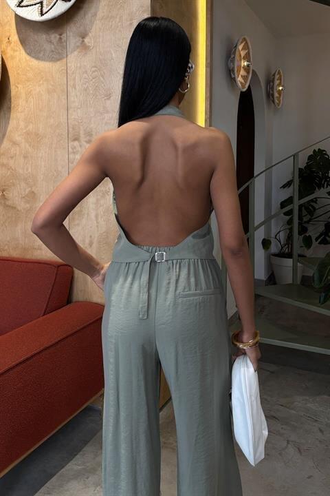 Halter Yaka Yelekli Modal Takım 10144 - 2