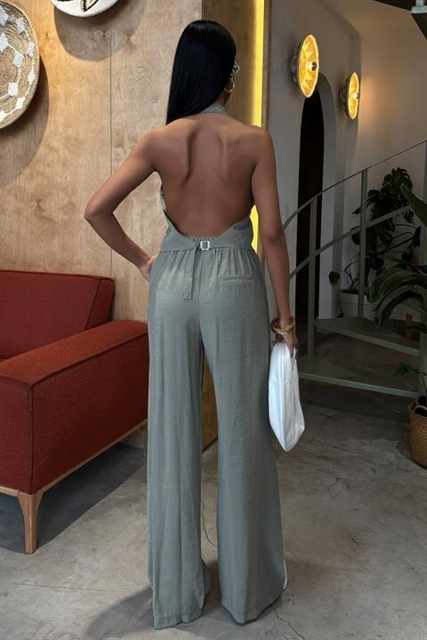 Halter Yaka Yelekli Modal Takım 10144 - 8