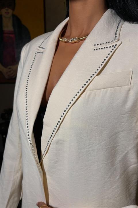 Hardy Taş Detay Blazer Ceket 6104-08 - 3
