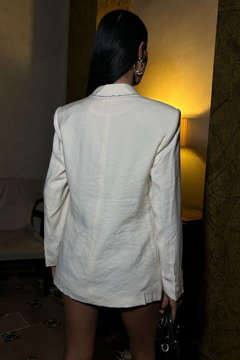 Hardy Taş Detay Blazer Ceket 6104-08 - 4