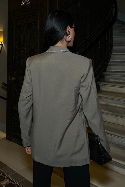 Hardy Taş Detay Blazer Ceket 6104-08 - 4