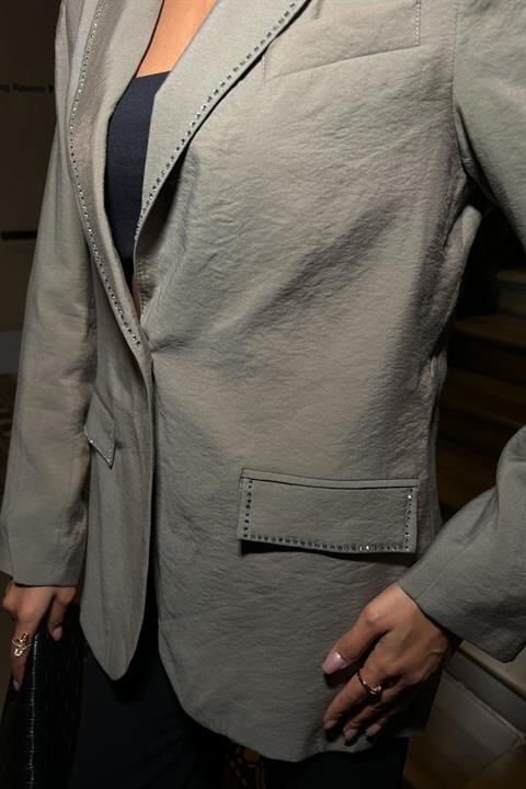 Hardy Taş Detay Blazer Ceket 6104-08 - 7