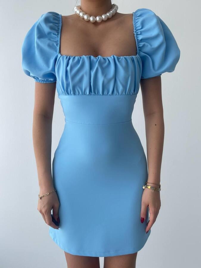 Hessen Sırt Dekolteli Elbise - 2