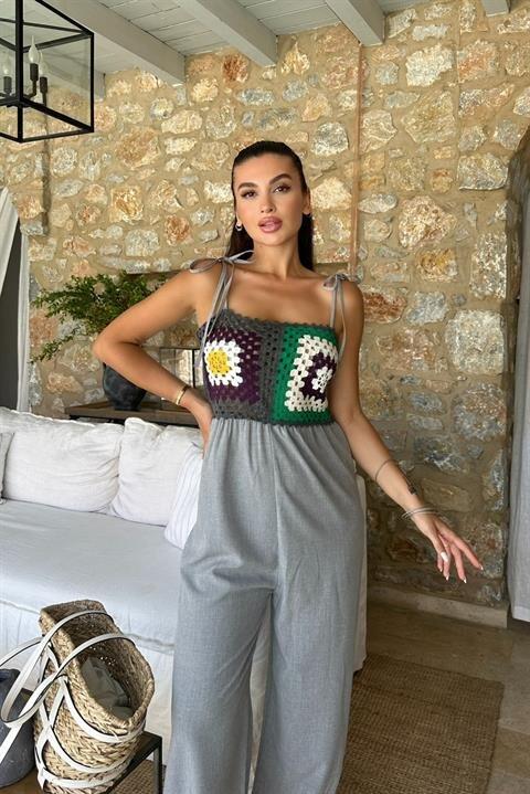 Jasmin Süzüneli Keten Tulum 1280-08 - 2