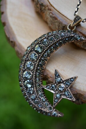 JEWELLERY Otantik Ay Yıldız Kolye - 3