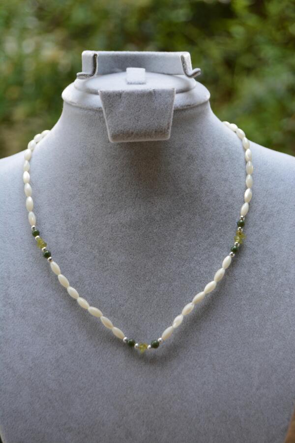 JEWELLERY Özel Tasarım Sedef Bayan Kolye - 1