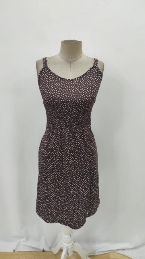 Kadın Askılı V Yakalı Beli Lastikli Yırtmaçlı Süprem Midi Elbise - 6