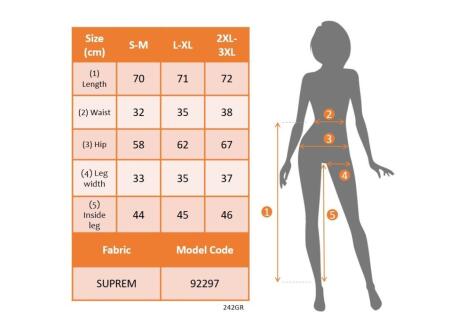 Kadın Beli Lastikli Etnik Desenli Kapri Süprem Pantolon - 5