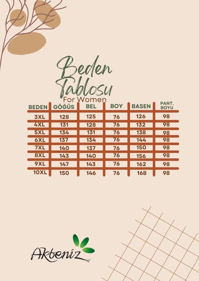 Angelino Kadın Büyük Beden Kısa Kol Penye Pijama Takımı Sütlü Kahve 202510 - 6