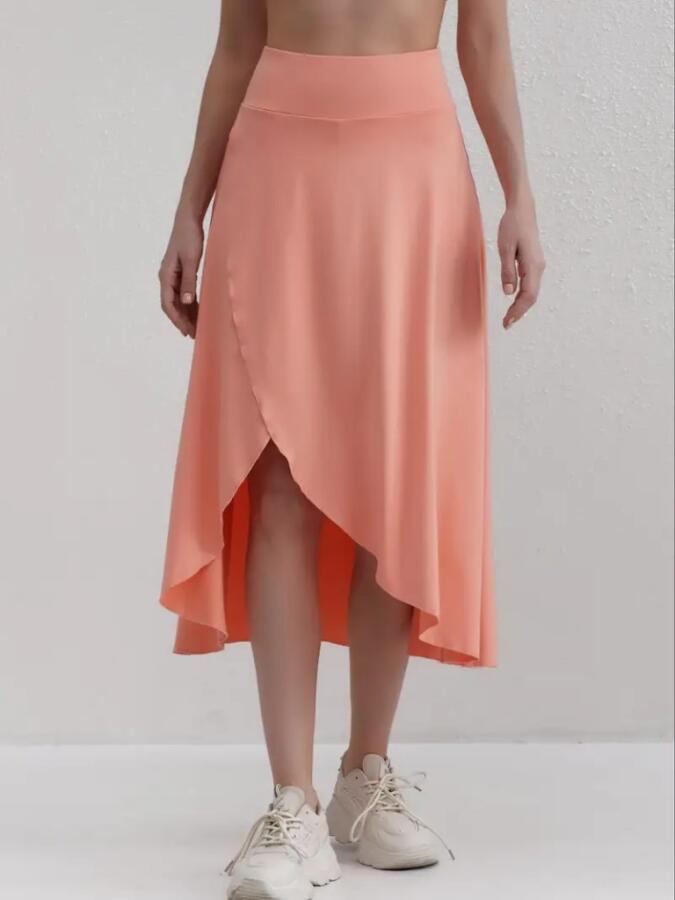 Kadın Cep Detay Taytlı Sandy Etek - 5