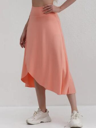 Kadın Cep Detay Taytlı Sandy Etek - 6