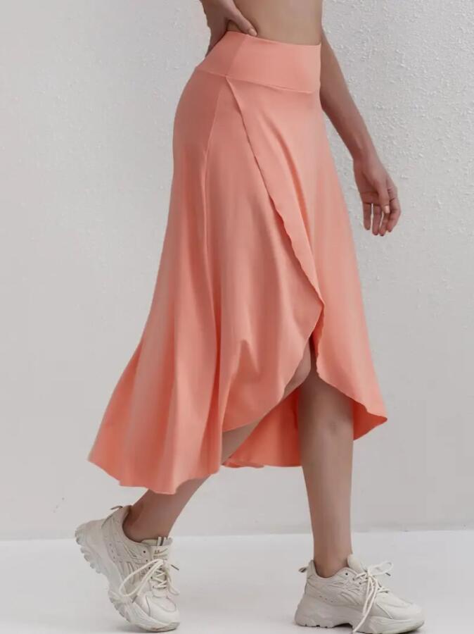 Kadın Cep Detay Taytlı Sandy Etek - 7