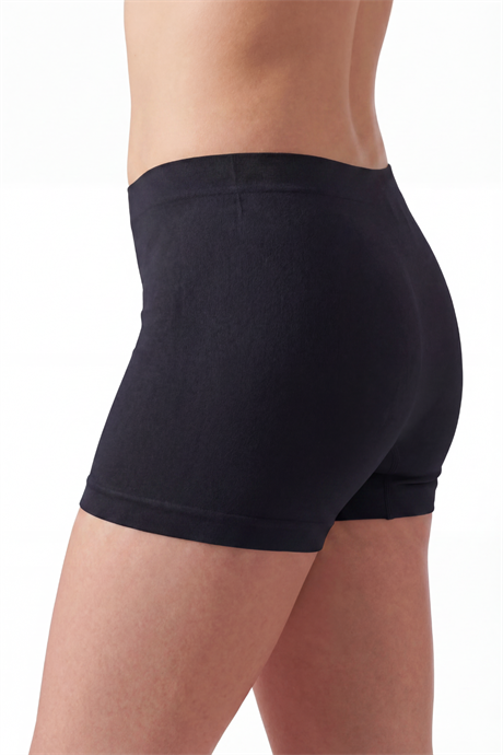 Kadın Dikişsiz Seamless Boxer 3'lü Paket Siyah - 4