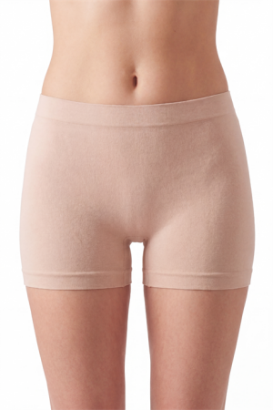 Kadın Dikişsiz Seamless Boxer 3'lü Paket Ten - 3
