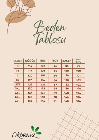 Akbeniz Kadın Füme Boğa Burcu Oversize 2 İplik Eşofman Ev Giyim Takımı - 7