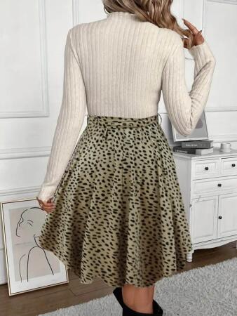 Kadın Iki Iplik Crop Etek Ikili Takım - 6