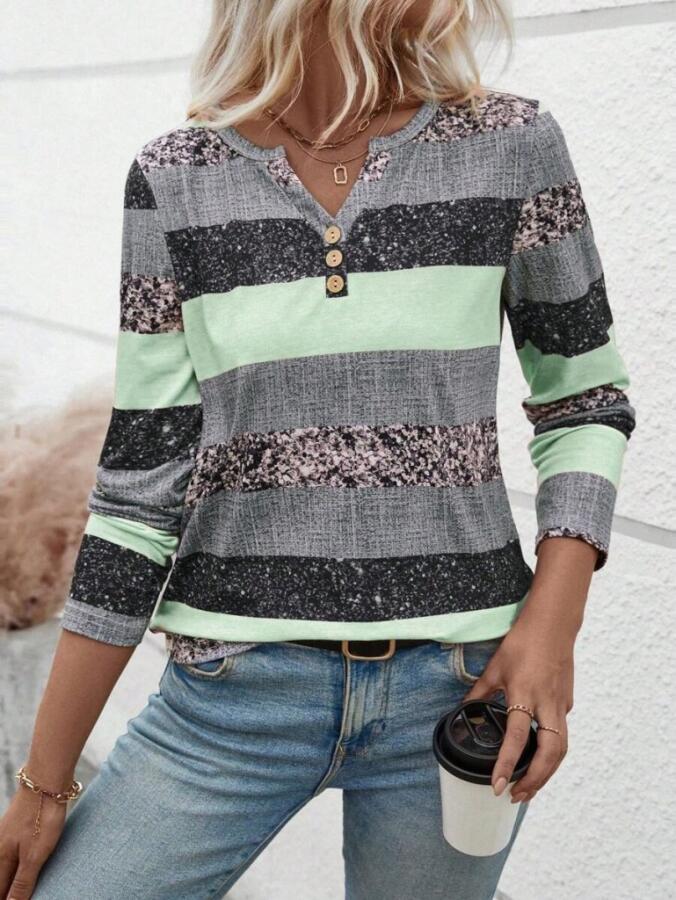Kadın İsa Kollu Kayık Yaka Bluz Ve Pantolon Misal Kumaş Ikili Takım - 3